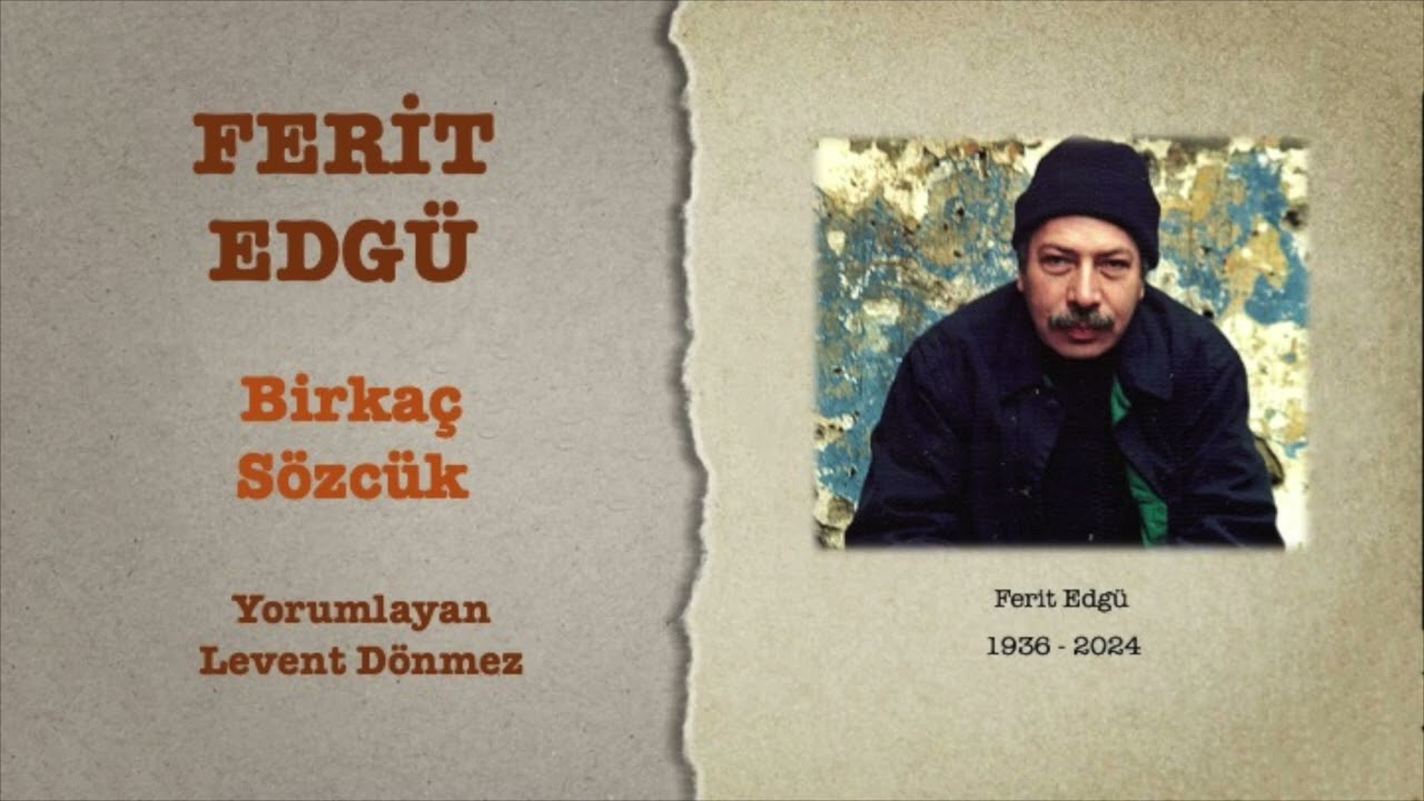 Ferit Edgü - Birkaç Sözcük