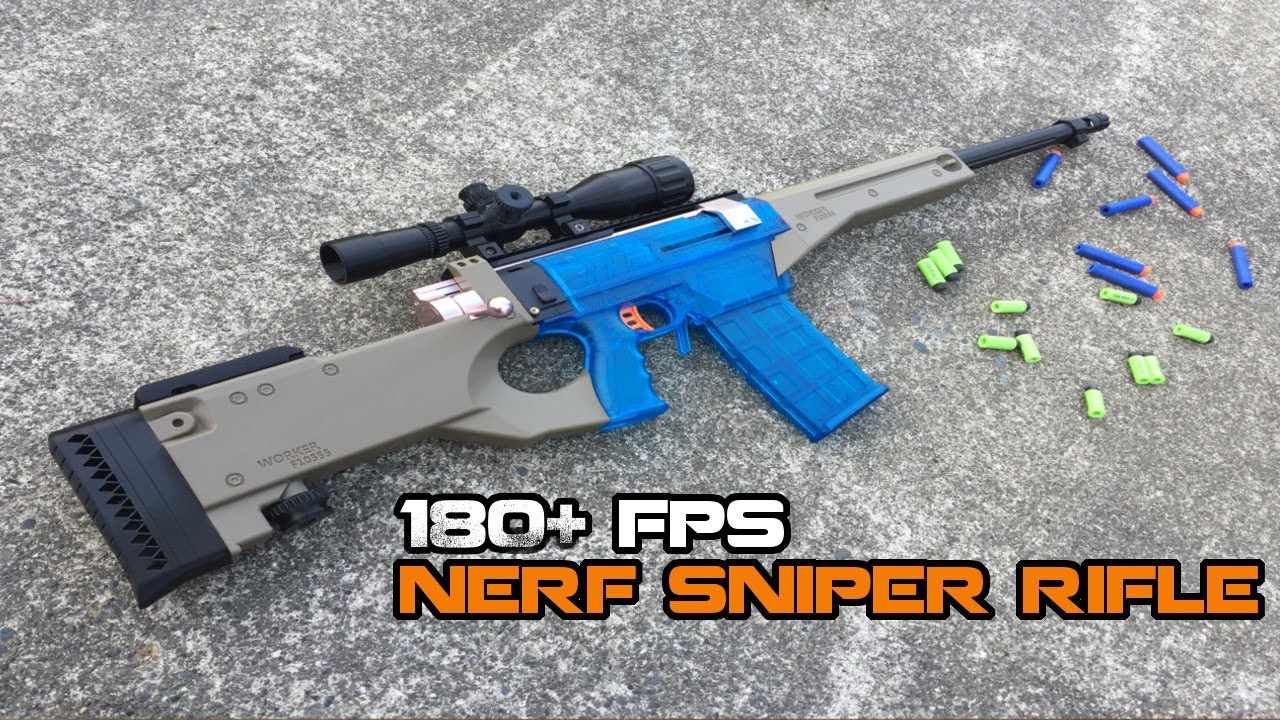 POWERFUL NERF Bolt-action Sniper Rifle! || WORKER Prophecy AWP Mod Install & Review | Walcom S7