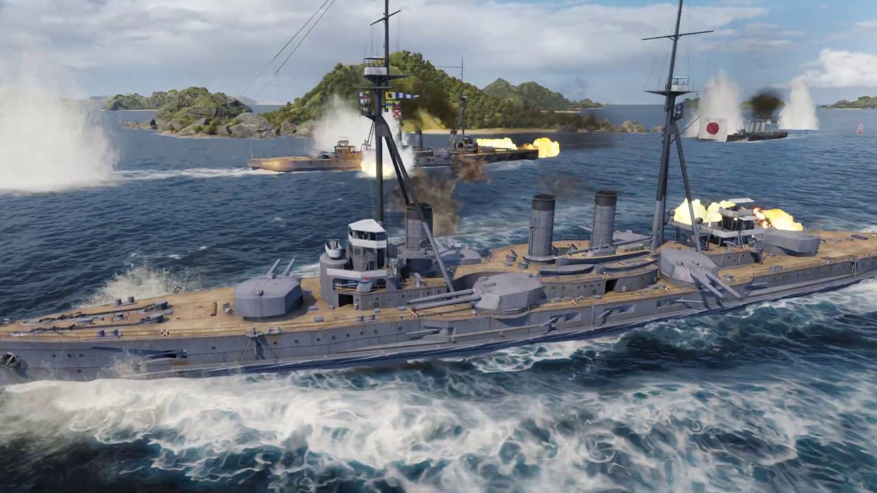 World of Warships - III WICKES USN D 2nd Co-op PvE - Domination - ARCHIPELAGO