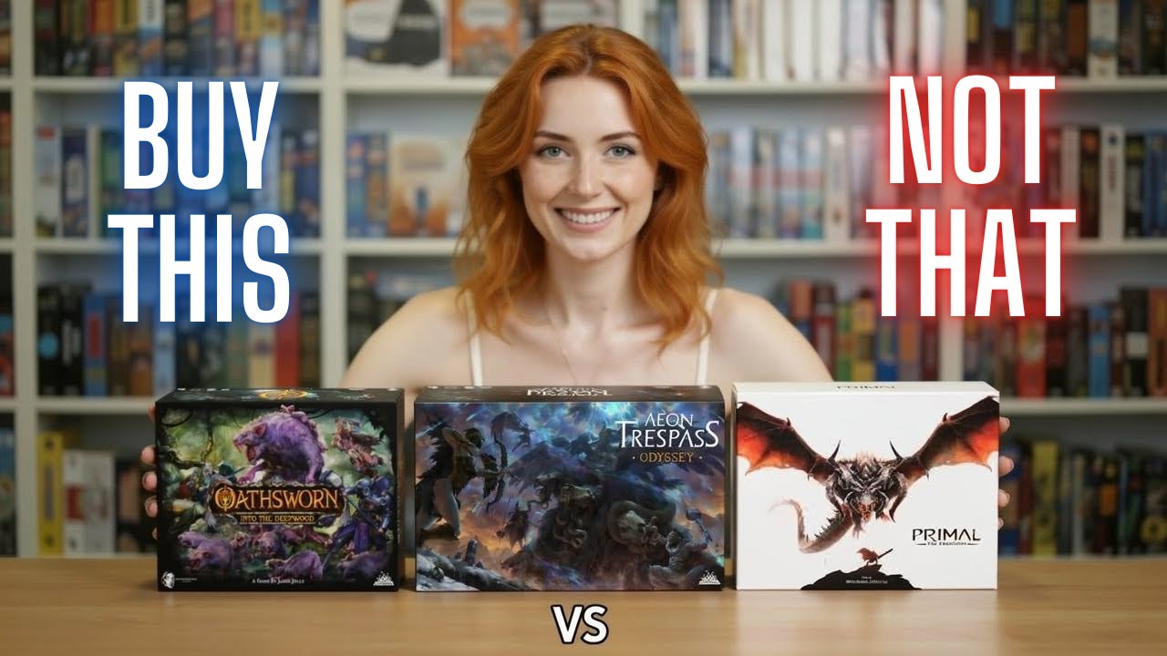 Oathsworn VS Aeon Trespass Odyssey VS Primal The Awakening - BUY THIS, NOT THAT (board game review)