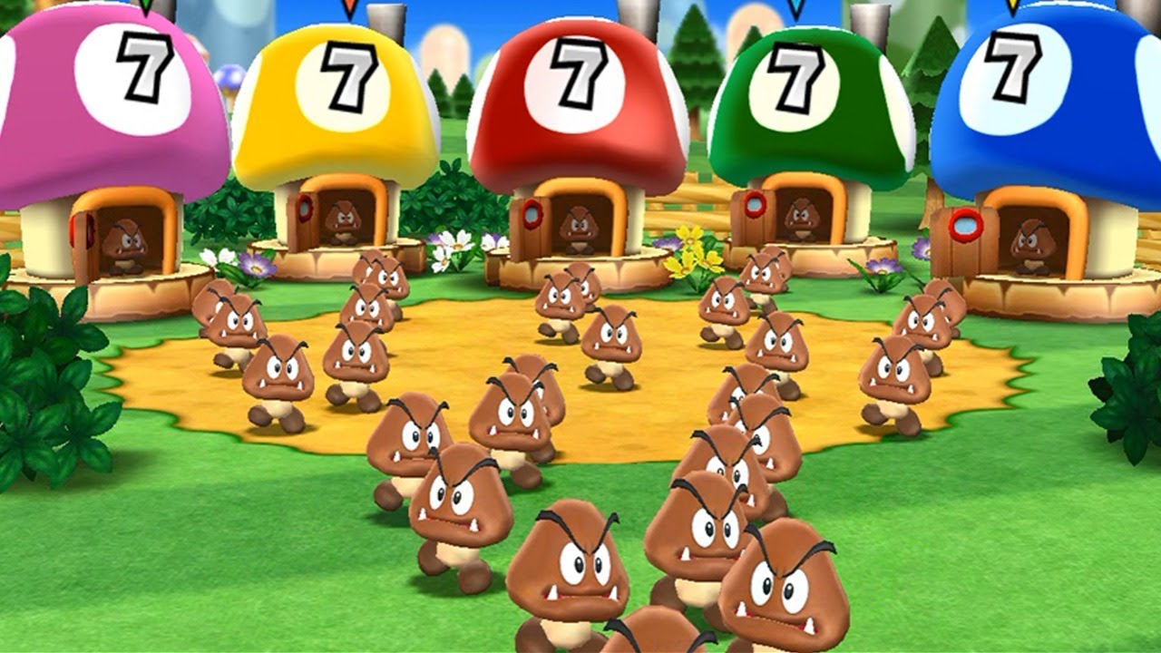 MARIO PARTY 9 MINIGAMES LUIGI VS MARIO VS PEACH VS DAISY WII