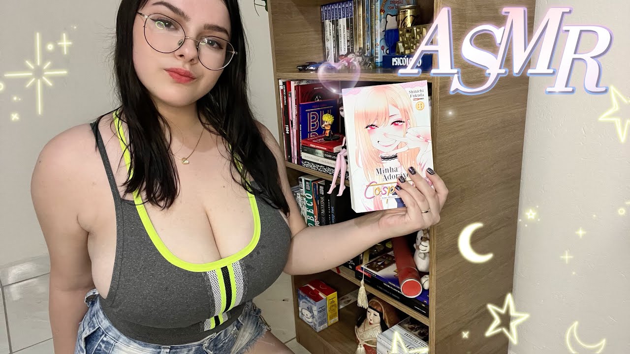 ASMR TOUR PELA MINHA ESTANTE 📚