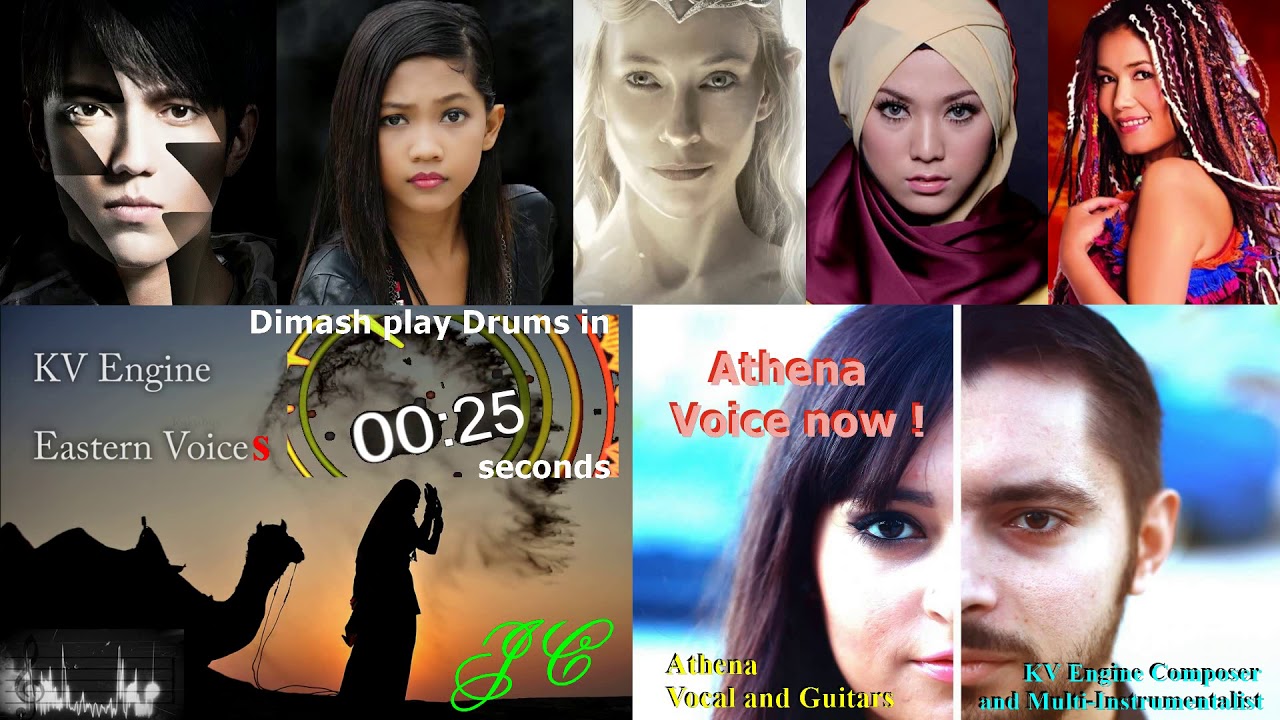 Dimash Kudaibergen, Shila Amzah, Nur Amira Syahira and more on KV Engine Music