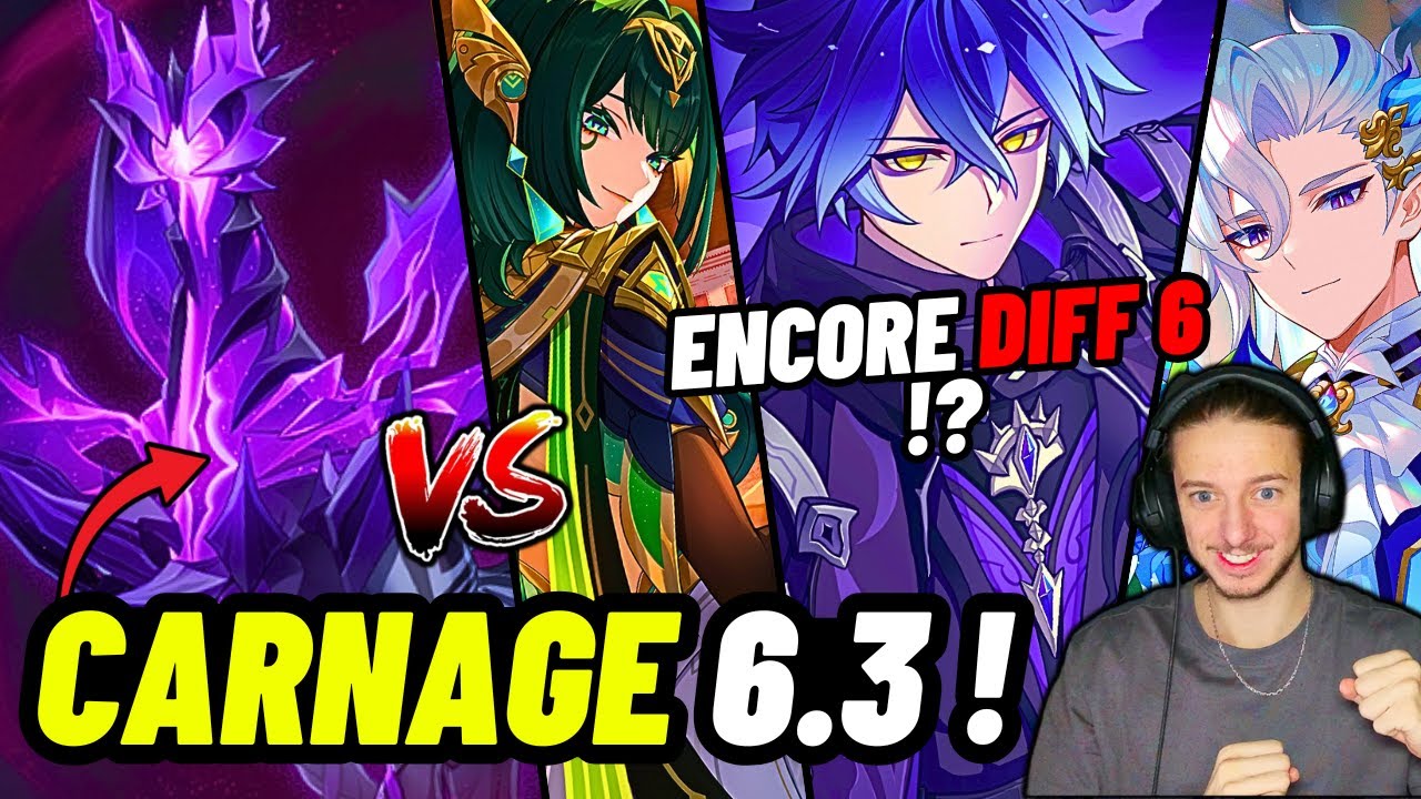 UNE ROTA FAVORABLE MAIS RESTRICTIVE ! D&Eacute;COUVERTE CARNAGE 6 & 8 | GENSHIN IMPACT