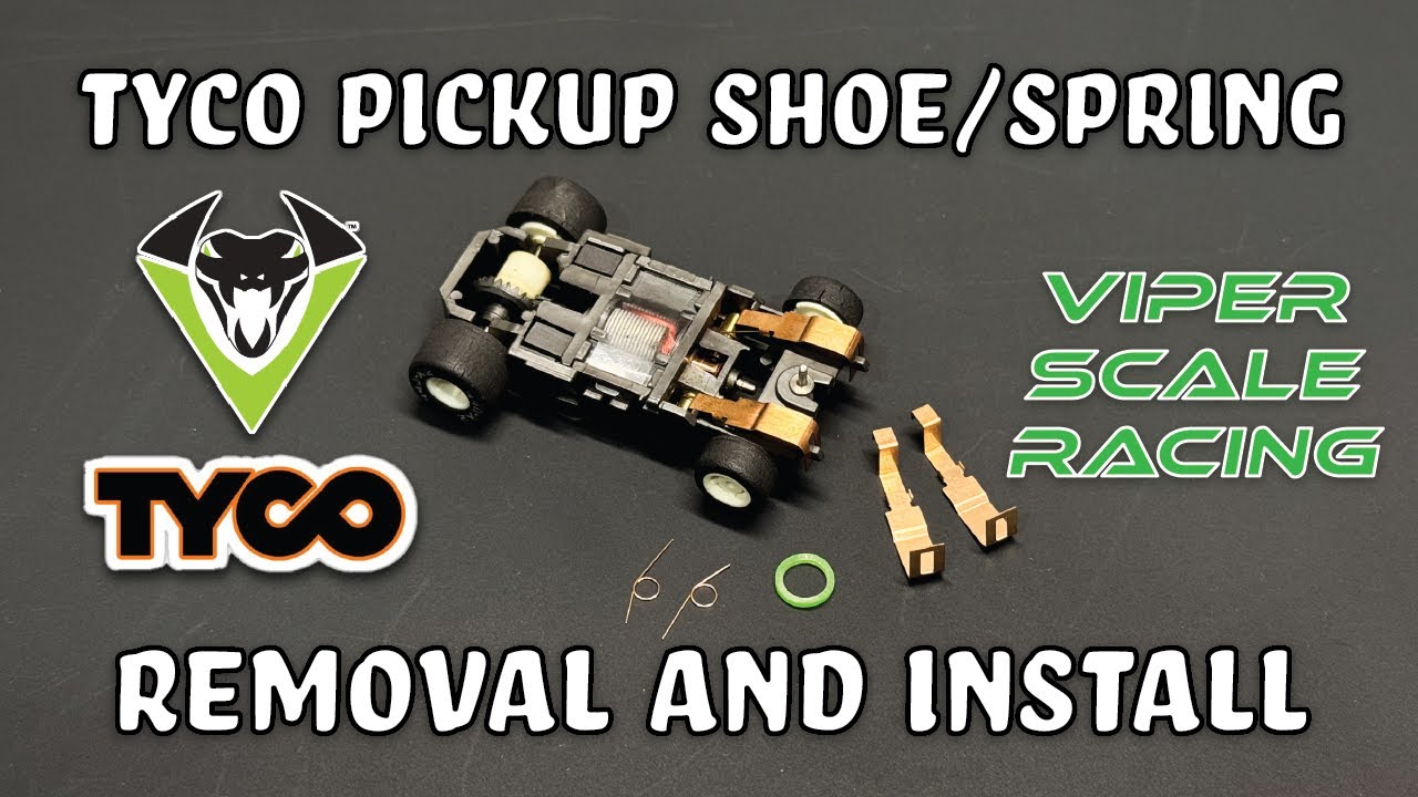 Tyco 440X2 Pickup Shoe Spring Removal/Install on HO Slot Car