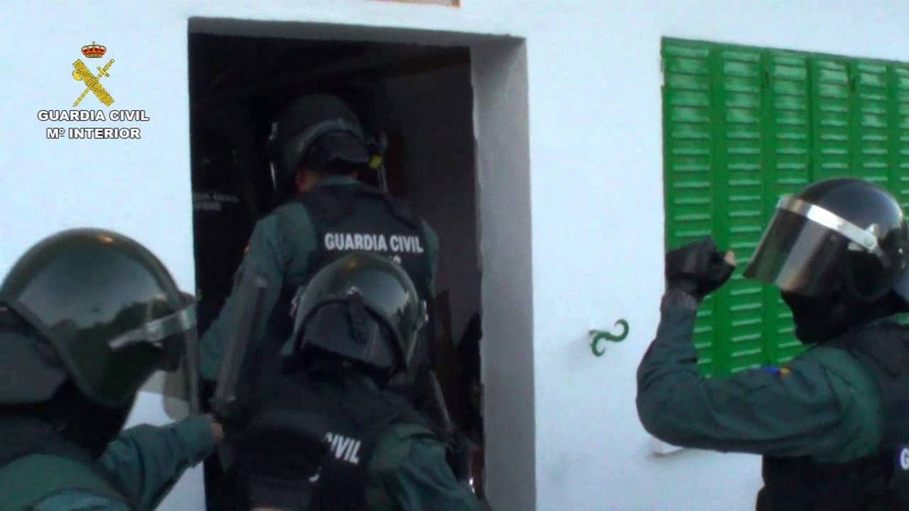 Operación Balkanika. Operaciones de la Guardia Civil. Madrid