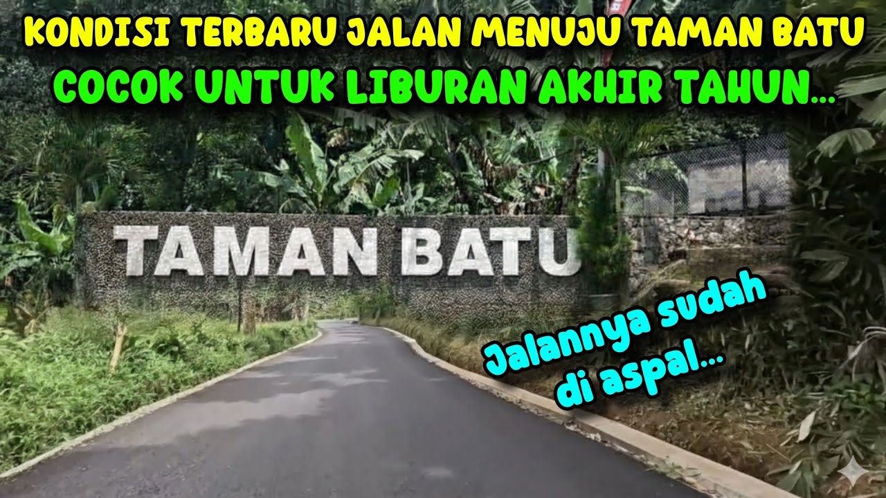 Jalan Menuju Taman Batu Purwakarta 2025