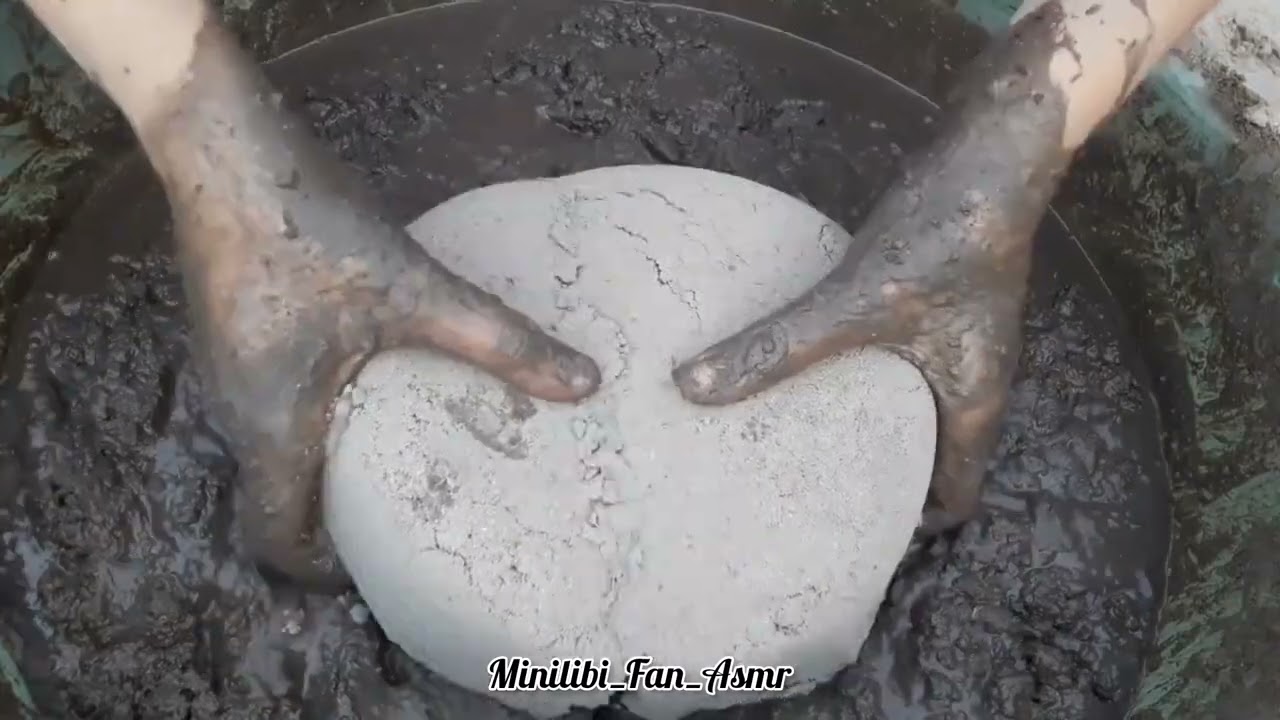 Soft Sand Cement Crumbling in Water 💦 | Satisfying | Asmr ❤️
