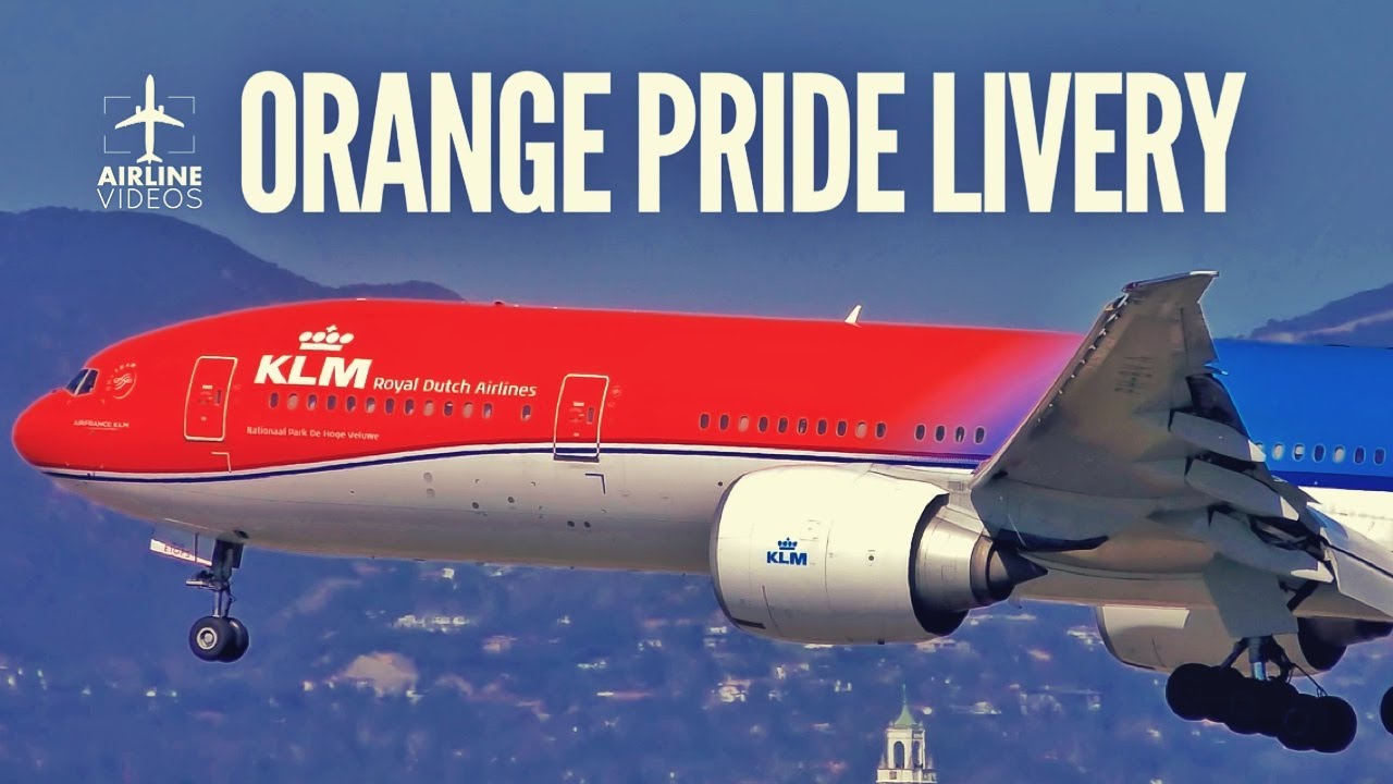 KLM Orange Pride Livery | LAX Plane Spotting