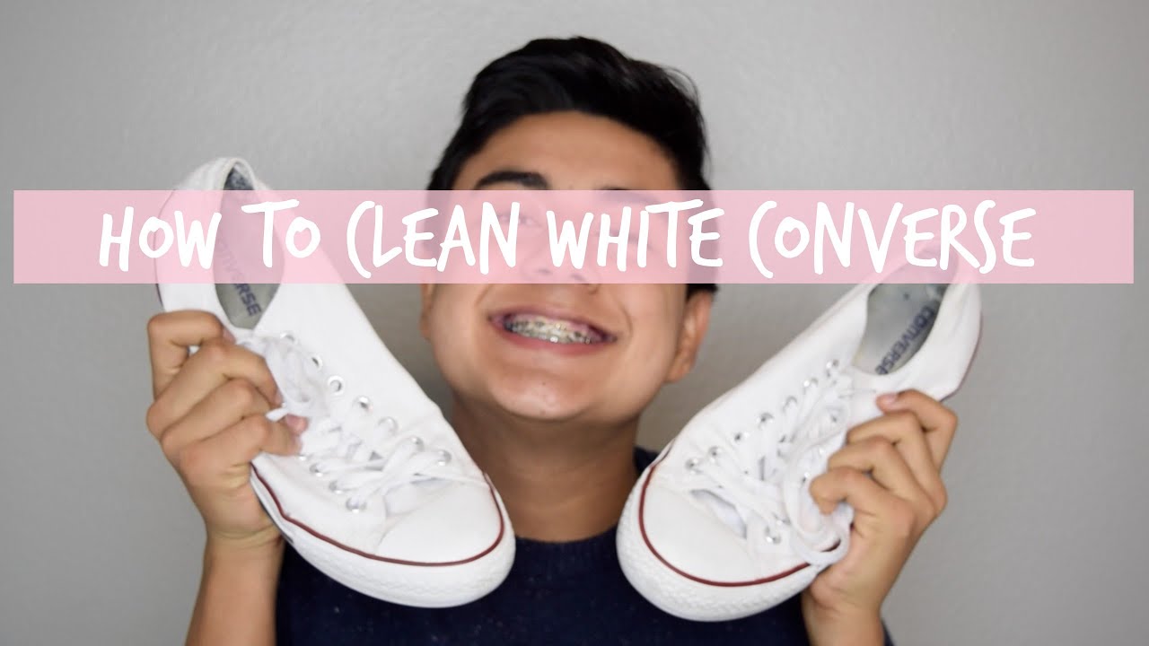 HOW TO CLEAN YOUR WHITE CONVERSE