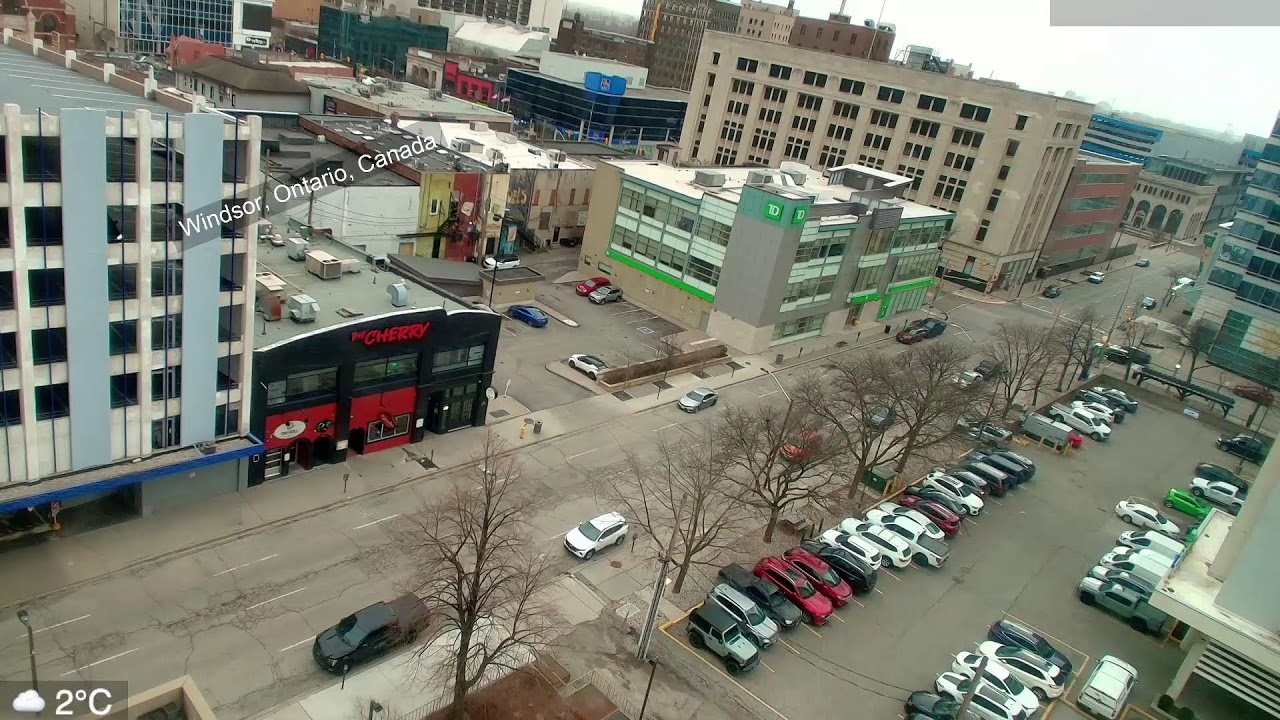 Live cam: Downtown Windsor, Ontario, Canada