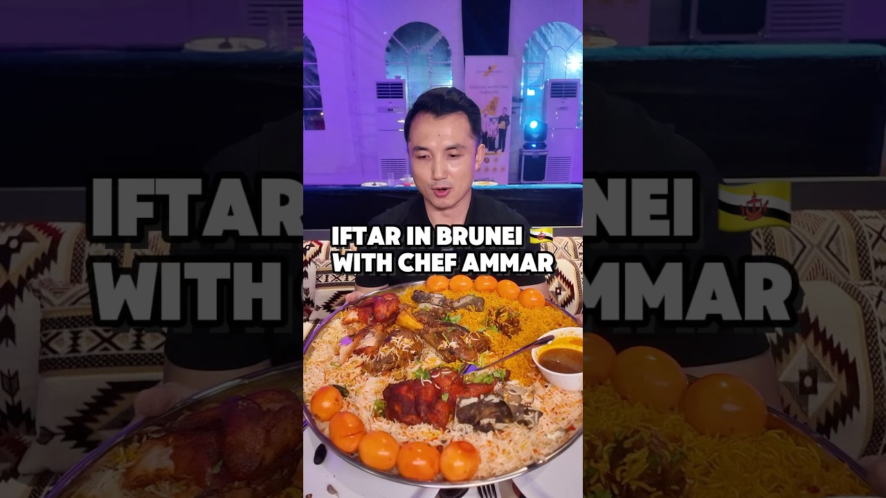 Ramadan in Brunei 🇧🇳 feels different. Chinese Muslims supporting @chefammar  event in Brunei.