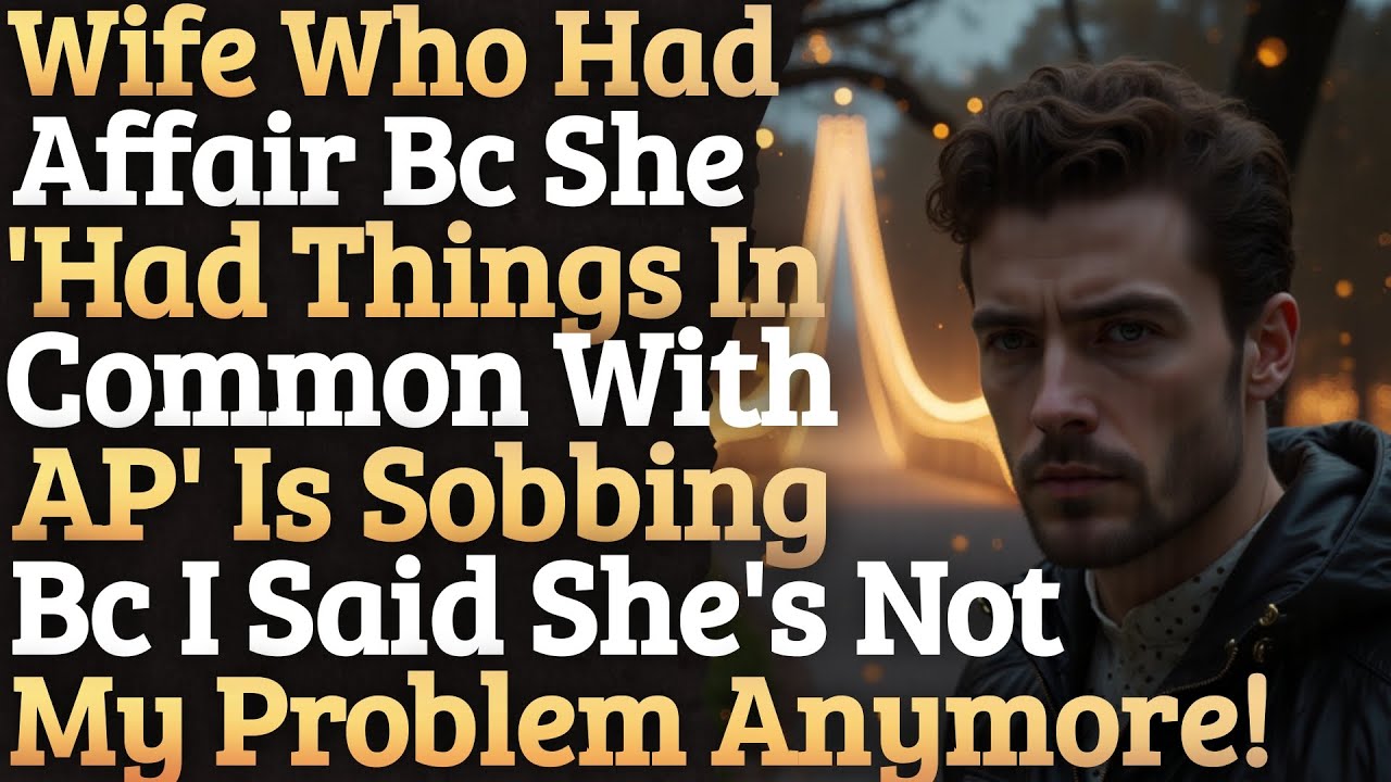 (reddit) Я сказал неверной жене, что её пограничное расстройство личности больше не моя проблема.