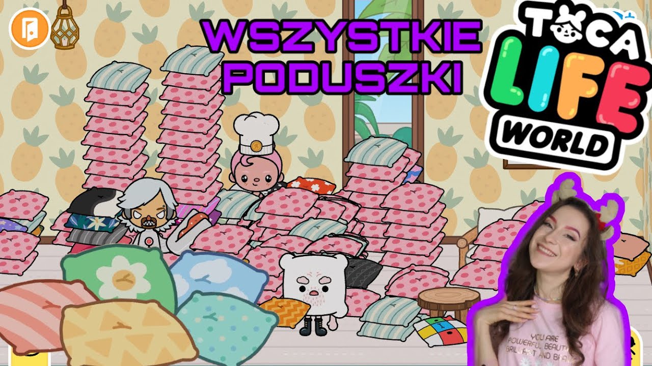 ZBIERAMY WSZYSTKIE RODZAJE PODUSZEK W TOCA !!! CHALLENGE z @Muffinaart