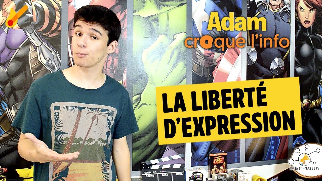 Comprendre la liberté d'expression - Adam croque l'info