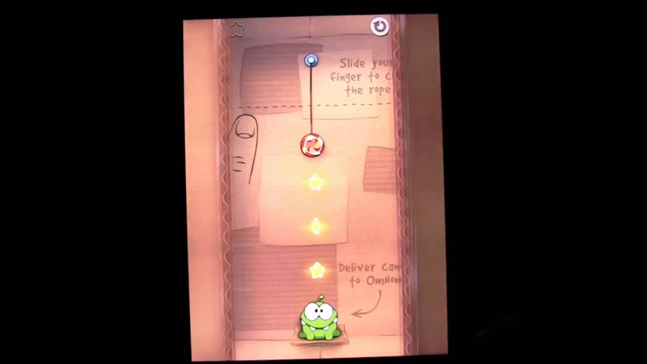 Cut The Rope HD iPad 2 App Review CrazyMikesapps.com