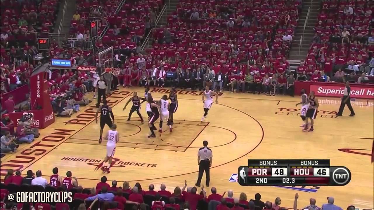 James Harden & Chandler Parsons Full Combined Highlights vs Trail Blazers - 2014 Playoffs West R1G1