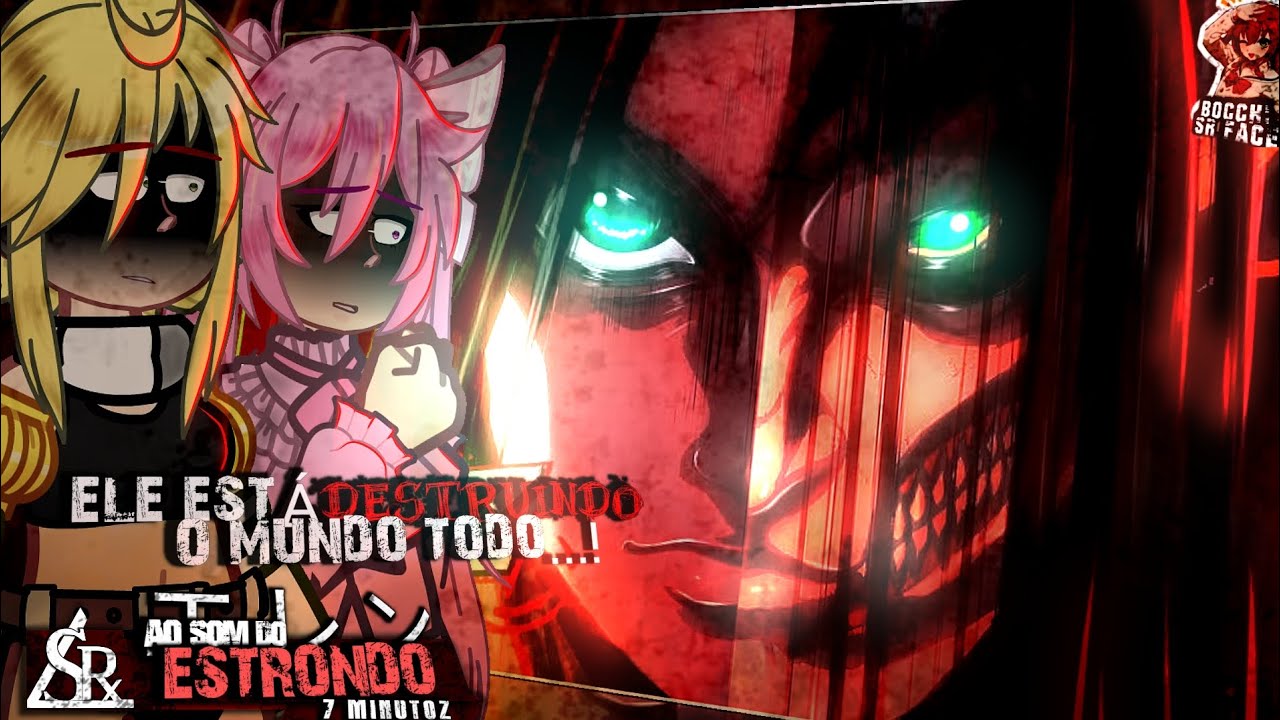 Akame Ga Kill React Eren (Attack on Titan) - AO SOM DO ESTRONDO | 7 Minutoz | Tatsumi As Eren | Au
