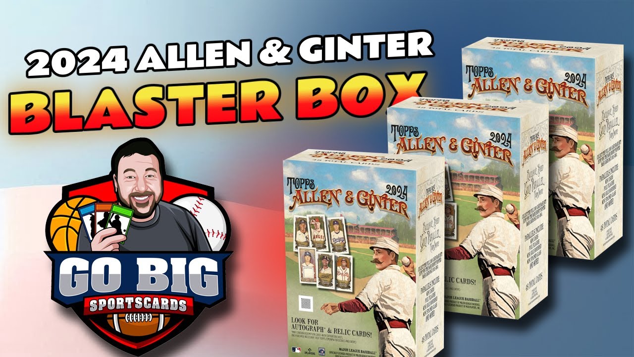 Удивительные карточки, которые вы найдете в бейсбольных коробках ALLEN GINTER 2024 года!