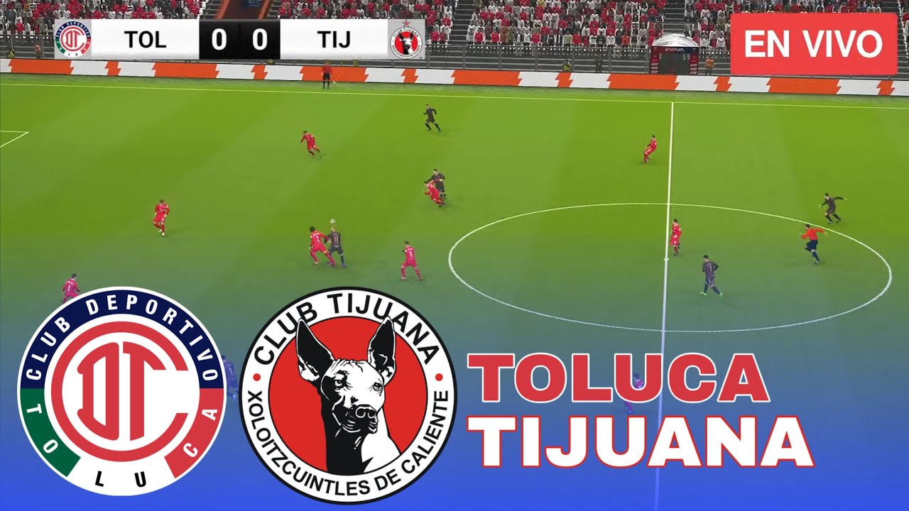 Toluca vs Xolos de Tijuana EN VIVO🔴 Liga MX 2026 Partido de HOY Simulación PES 21