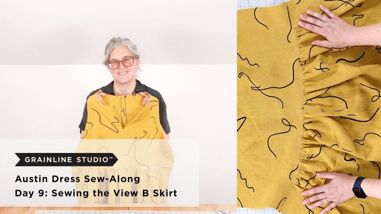 Austin Sew-Along Day 9: Assembling the View B Skirt