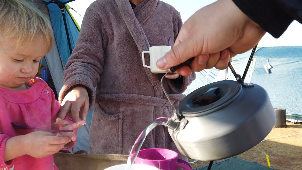 Camping fun with family and friends. South African family