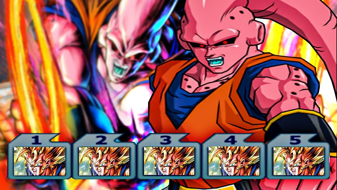 5 VEGETTOS vs SUPER BUU Red Potara - PARECE QUE O JOGO VIROU KKKKKKKkkk