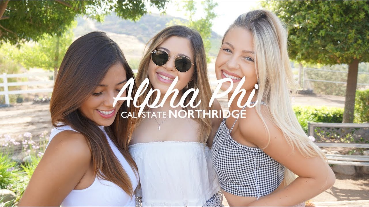 Alpha Phi Cal State Northridge Recruitment 2017