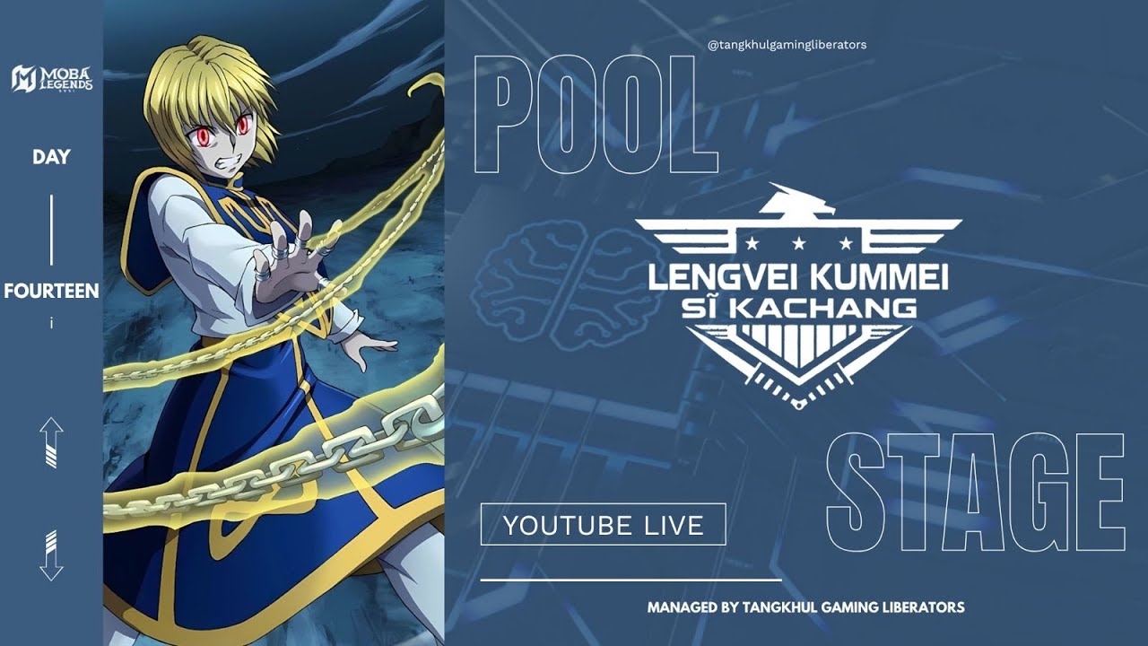 LENGVEI KUMMEI SI KACHANG | POOL STAGE | DAY 14 | MOBA LEGENDS | TANGKHUL GAMING LIBERATORS