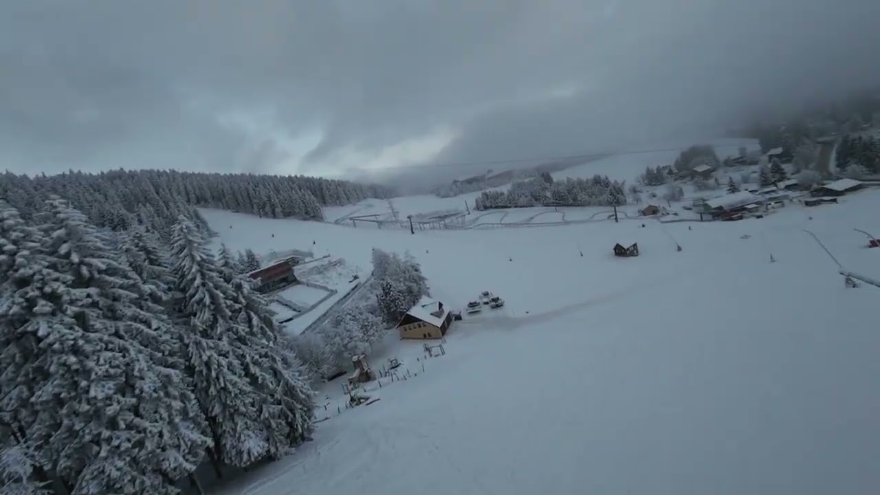 Schnee satt am Fichtelberg