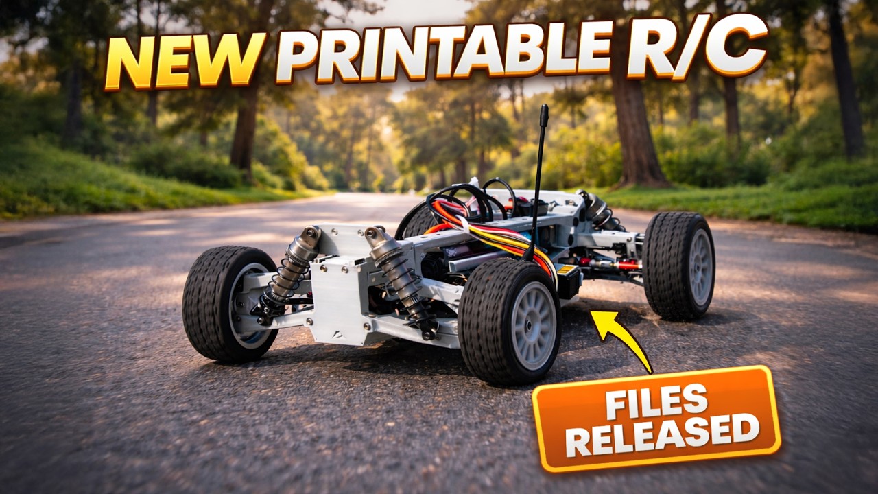 After 6 Months… My 3D Printed RC Chassis Is FINALLY Ready