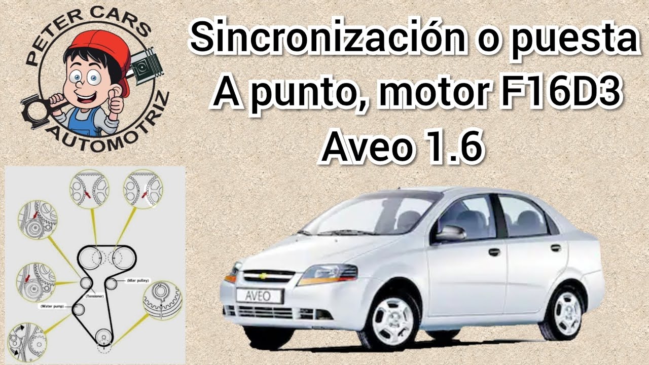 Aveo motor F16D3, 1.6, sincronización o puesta a punto.