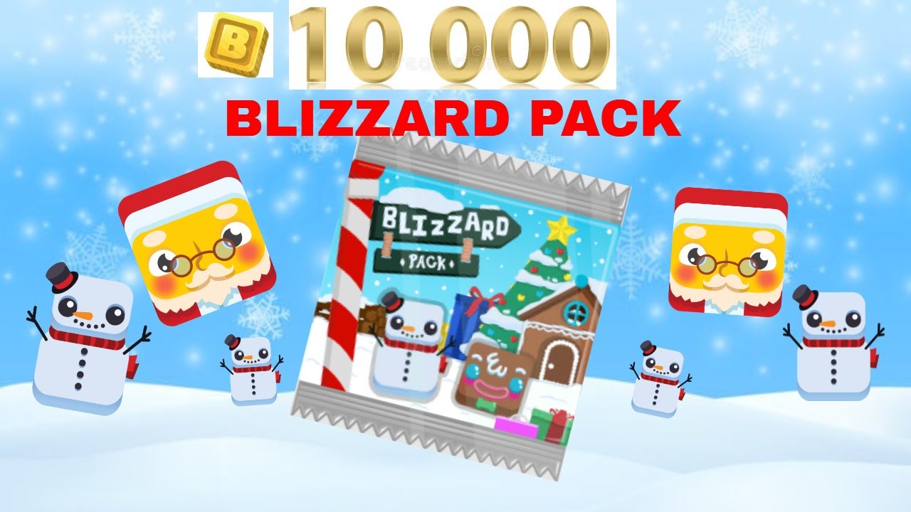 10,000 Token Blizzard Pack Opening (Blooket)