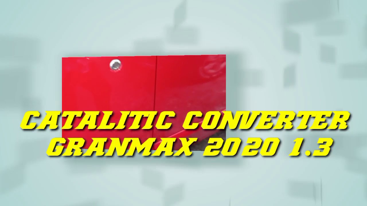 Muffler granmax / Catalitic converter granmax 2020 1.3 ada 2 sensor O2 nya  - catalytic converter