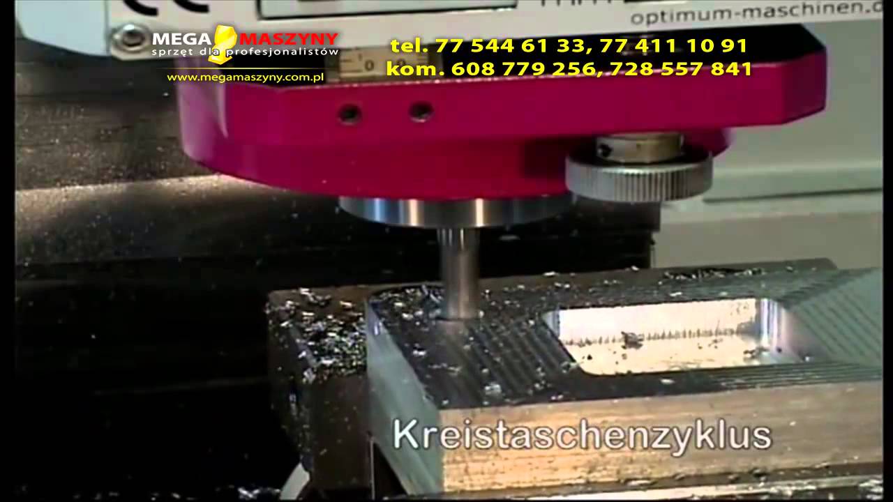 Wiertarko-frezarka OPTIMUM Opti BF30 Vario CNC