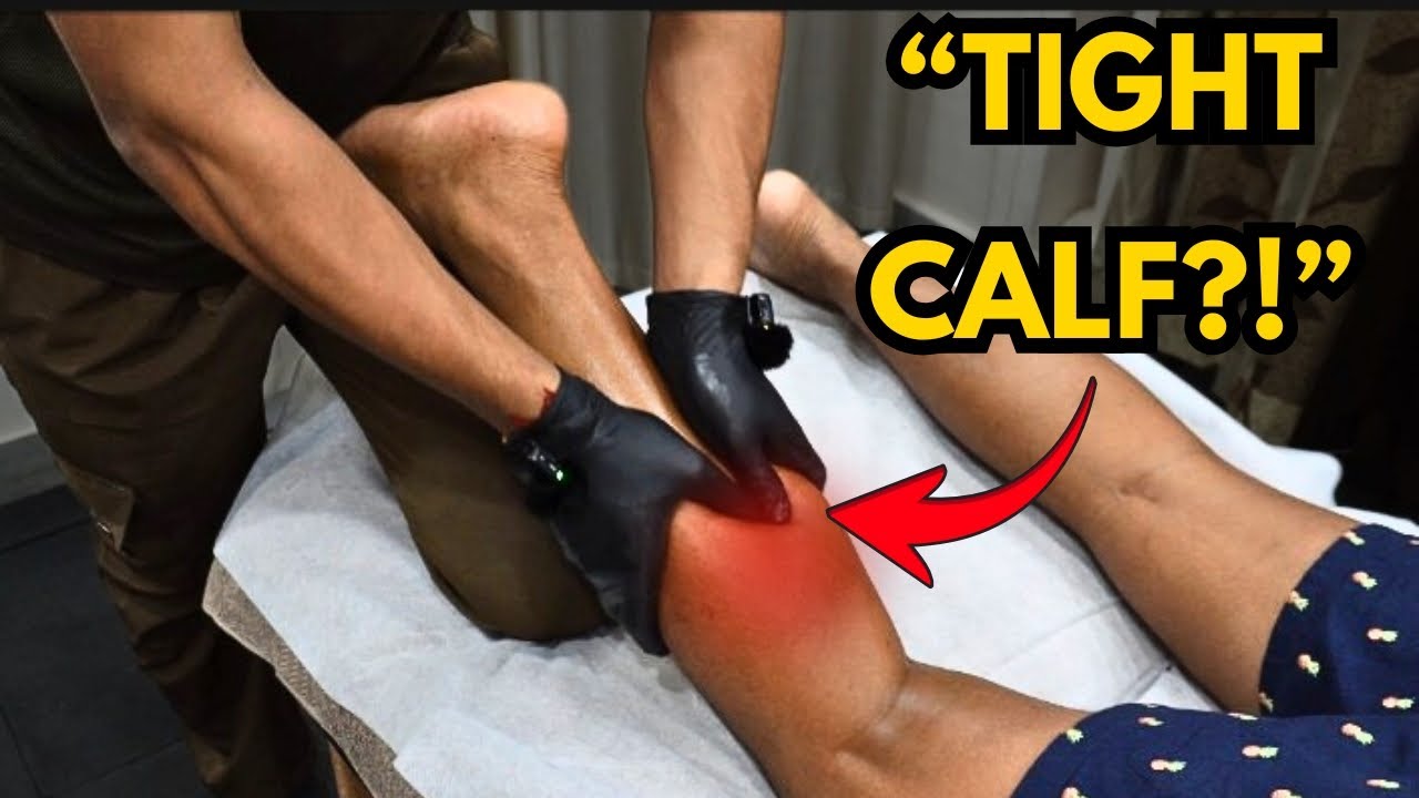 “Deep Calf pain Release Therapy That Works in Minutes ⚡ Deep Tissue + Scraping”