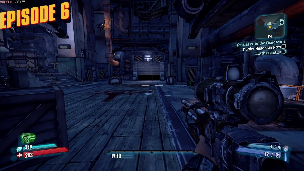 Borderlands 2 S01 Axton Level 1 to OP 10 - Episode 6 (Assassinate the Assassins)