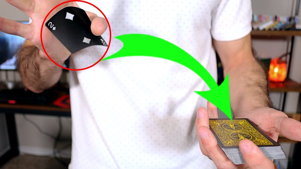 خدعة رمي الكرت للمحترفين نشرحها مجانا للجميع