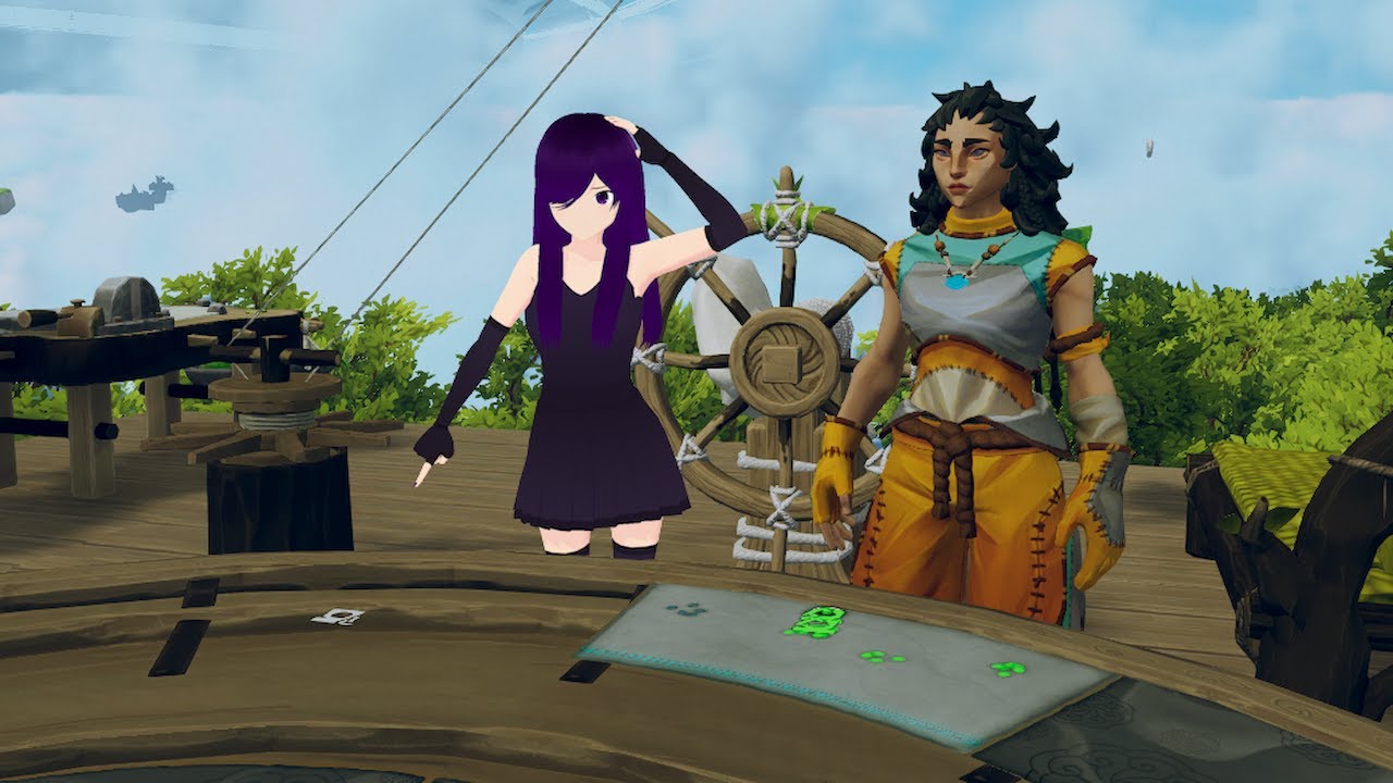 Vamos continuar explorando o céu girando! [Aloft]