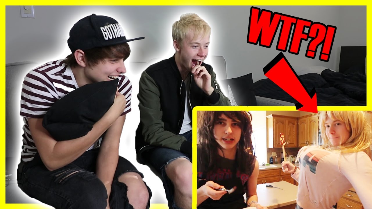 REACTING TO OLD SAM AND COLBY VIDEOS | (cringe warning) | Sam Golbach