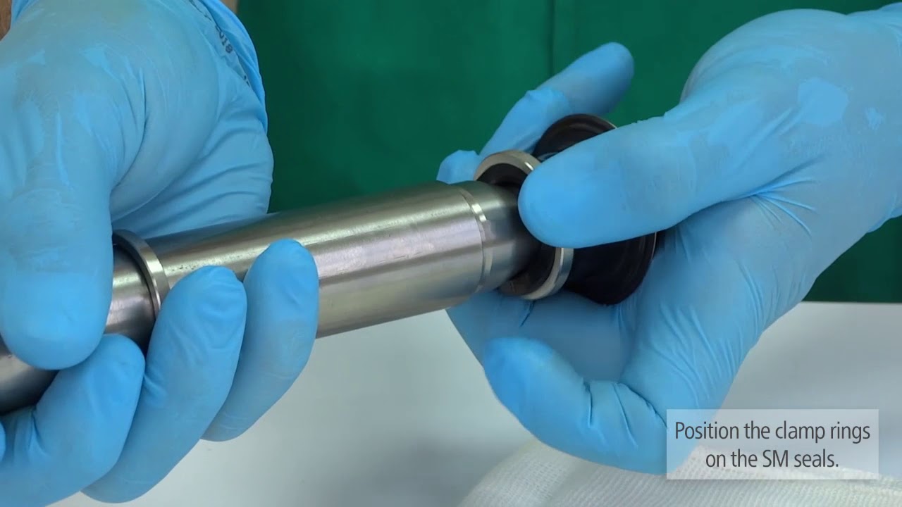 Type B Pin joint w SM seal Assy of the SM seal on coupling shaft Part 1