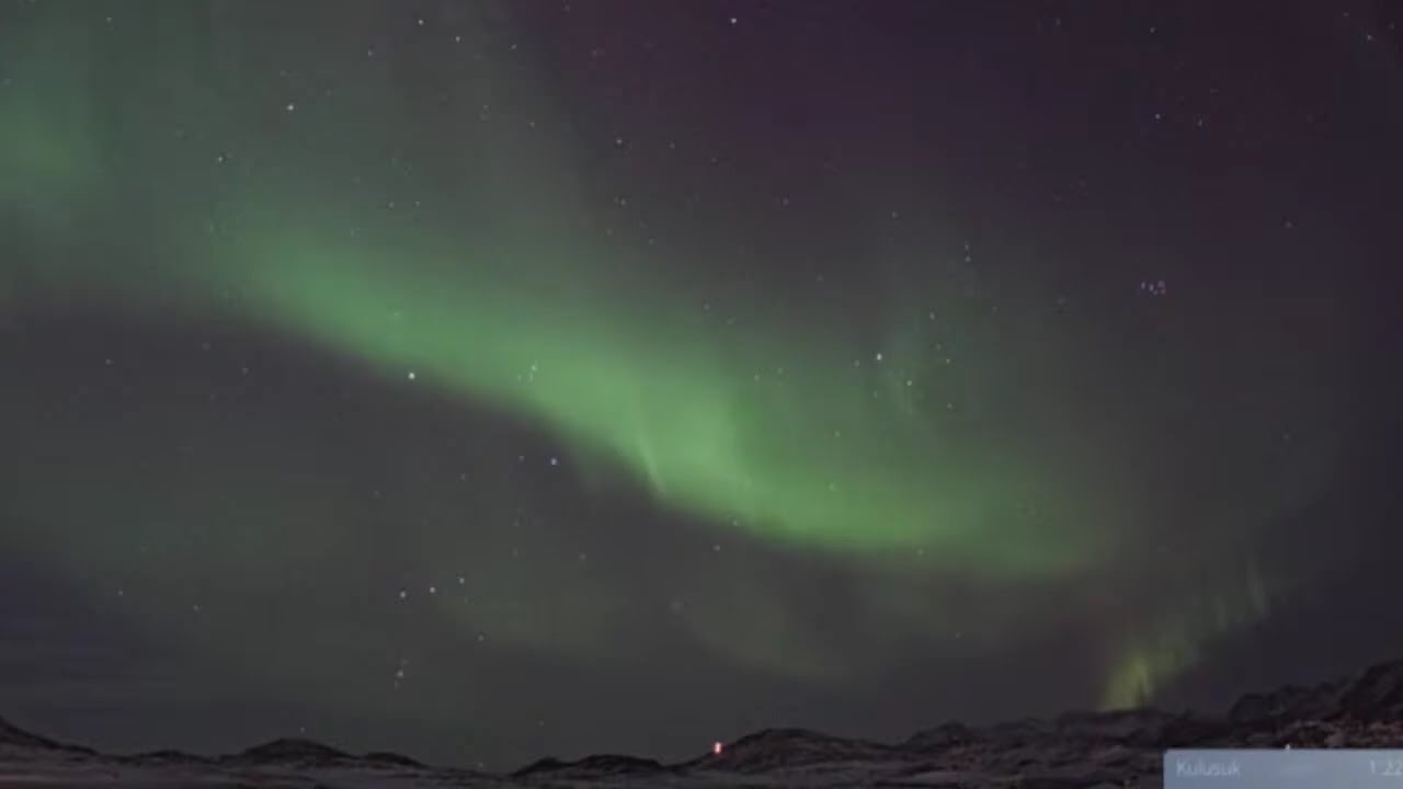 Aurora Borealis from Greenland