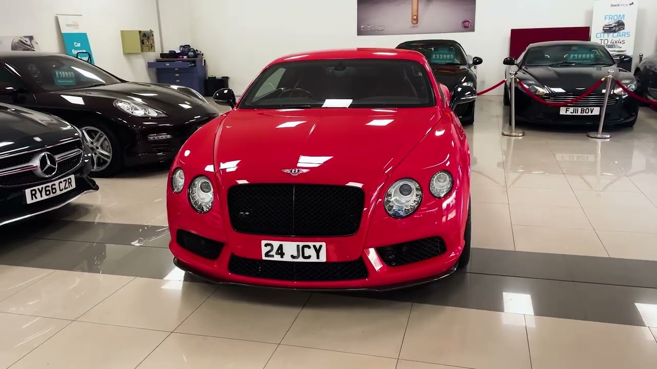 Red Bentley Continental GT