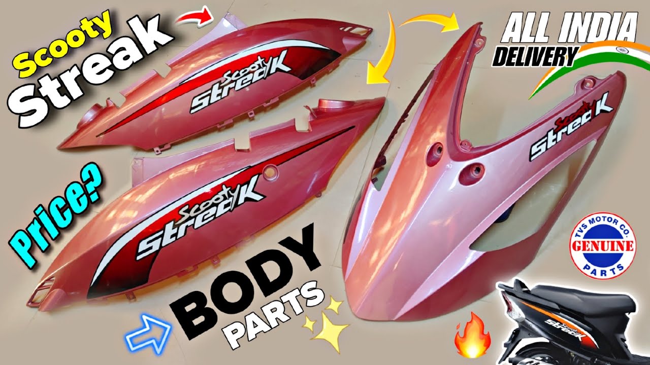 TVS Scooty Streak Body Parts Price 🩷🔥 | Order Online ☎️ +91 98932 35053 🚚 Home Delivery 🇮🇳 All India