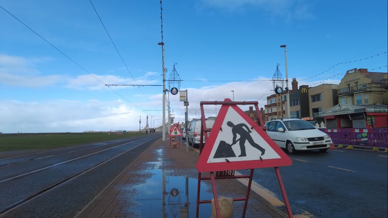 More Traffic Problems On Blackpool Prom