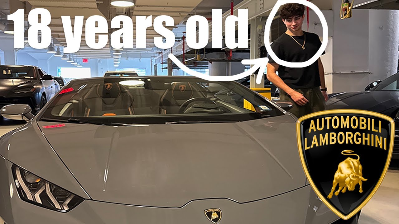 Buying a lambo at 18