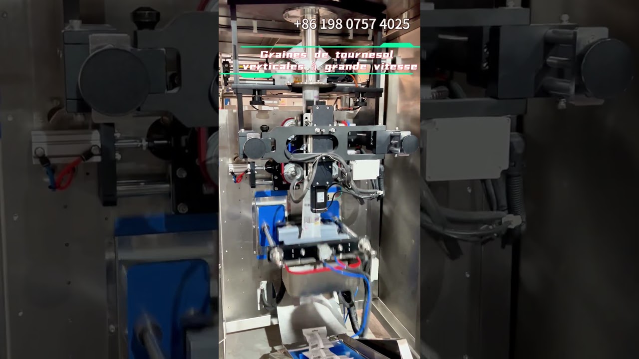 Machine de remplissage verticale de graines de tournesol &agrave; grande vitesse