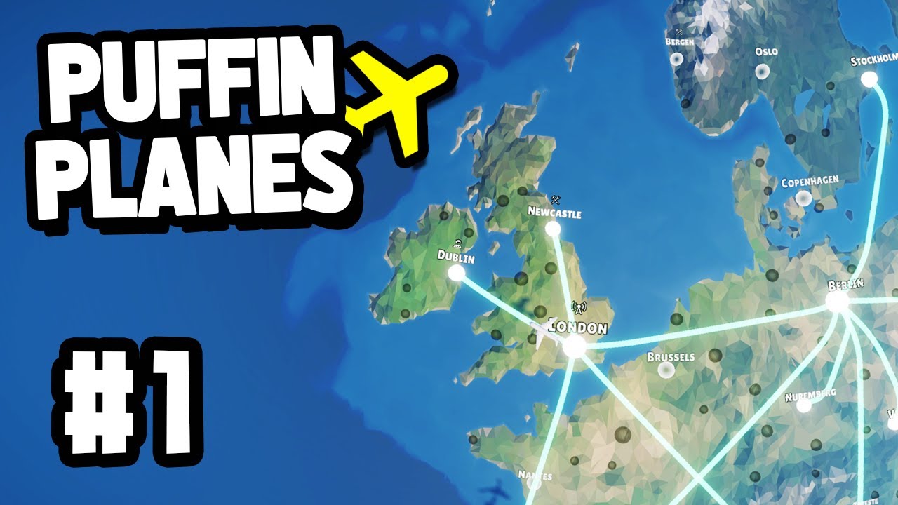 Creating a NEW AIRLINE Company in Puffin Planes #1