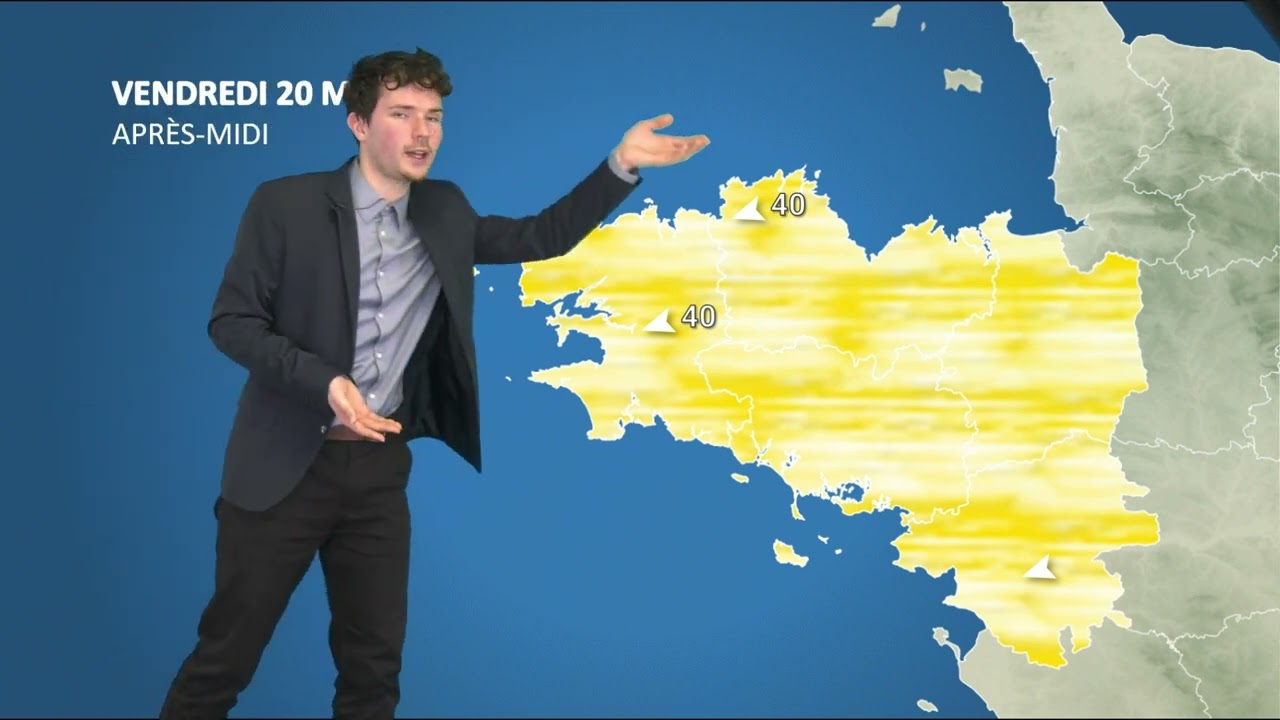 Bulletin météo pour le vendredi 20 mars 2026