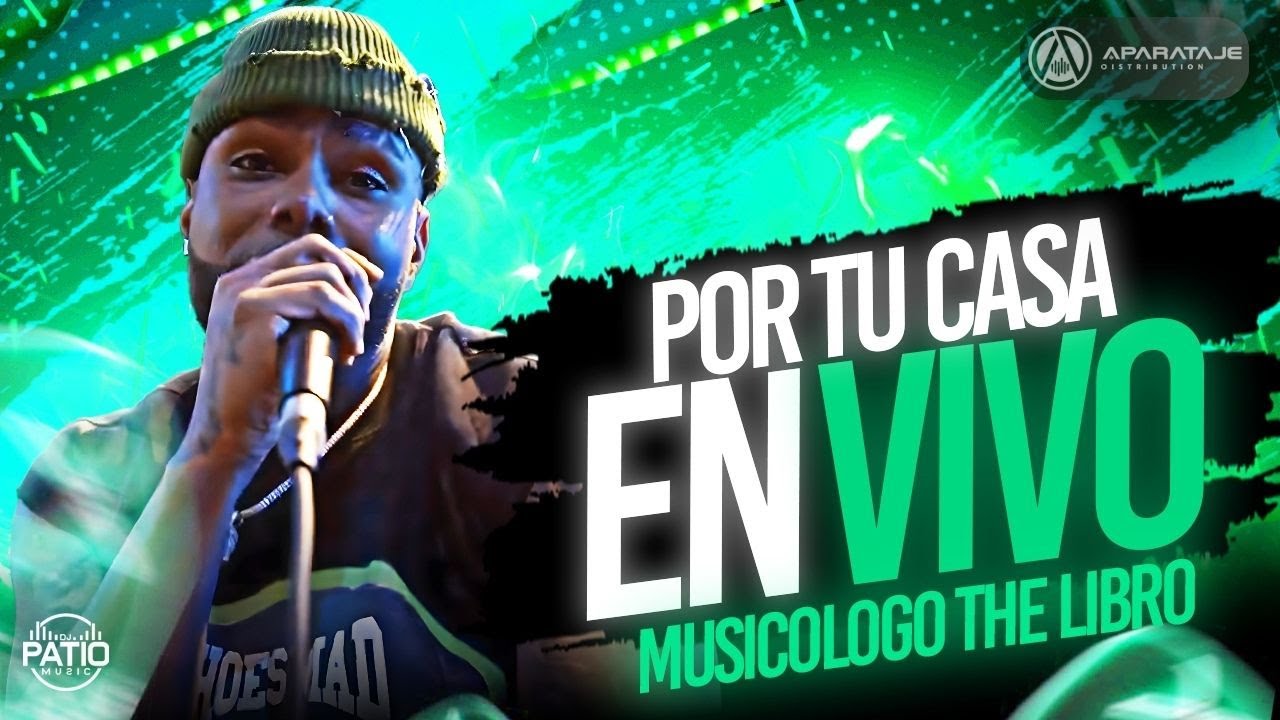 MUSIC&Oacute;LOGO THE LIBRO FT DJ PATIO - POR TU CASA - EN VIVO 🚨 #djpatiolive #Brutalfilms